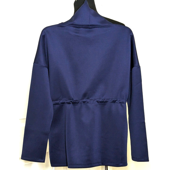 Addison Bay Sweatshirt Womens XS Blue Iverson Pullover NEW Drawcord Oversized - Picture 3 of 7
